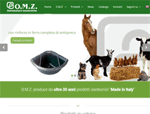 Tablet Screenshot of omzsrl.net